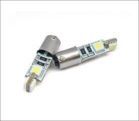 BA9S 194 W5W 4SMD 5050 خودرو چراغ نشانگر CANBUS لامپ LED